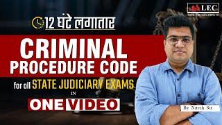 CrPC Lecture Series  Criminal Procedure Code 1973  for All States  Nitesh sir ALEC Judiciary