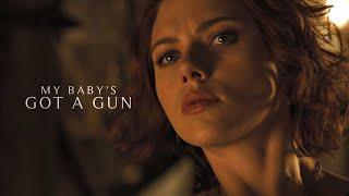 Natasha Romanoff  My Babys Got a Gun