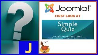 First Look at SimpleQuiz for Joomla -  WMW 263