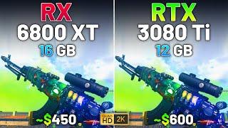 RX 6800 XT vs RTX 3080 Ti - Test in 12 Games in 2024