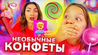 Challenge ЧЕЛЛЕНДЖ  Необычные КОНФЕТЫ Против Продуктов  Вики Шоу