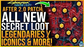 Cyberpunk 2077 All New SECRET Legendaries Iconics & More Added With Patch 2.0 - New Weapons  Guide