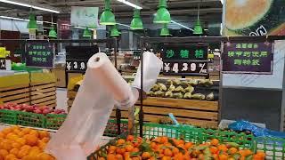Цены на фрукты в Суйфэньхэ. Гипермаркет QingYun Голубое облако