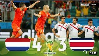 Netherlands 0 4 x 3 0 Costa Rica ● 2014 World Cup Goals #Highlight