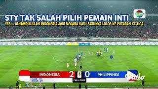  TIMNAS INDONESIA VS FILIPINA • PENENTUAN LOLOS RONDE 3 KUALIFIKASI PIALA DUNIA • BERITA TIMNAS