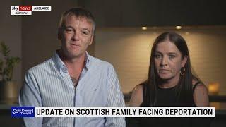 Scottish family ‘glad’ to be able to stay in Australia after long and expensive struggle