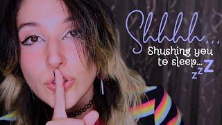 ASMR  Shh Shh Shh  Gently Shushing You to Sleep  Close up No Talking 