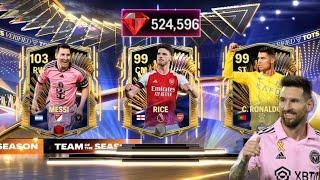 UTOTS MESSI 103 OVR LUCK INSANE UTOTS PACK OPENING  MAKING EASY COINS  FC MOBILE TEAM GAMEPLAY