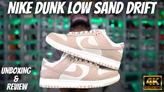 NIKE DUNK LOW SAND DRIFT UNBOXING & REVIEW  WOMEN NIKE DUNK LOW SAND DRIFT