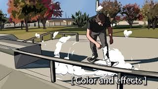 Rotoskate part 2 Frontside 5-0