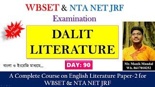 Dalit Literature  Most Important Dalit Writers  Major Texts of Dalit Literature  English NET SET