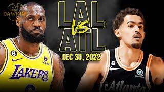 Los Angeles Lakers vs Atlanta Hawks Full Game Highlights  December 30 2022  FreeDawkins