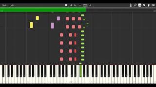 The Breakdown Train Theme On Synthesia Sudrian Afro