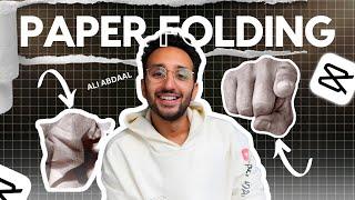 How to do Ali Abdaal Paper Transition Effect  CapCut Tutorial