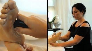 How to Place Hot Stones in Foot Massage  Hot Stone Massage
