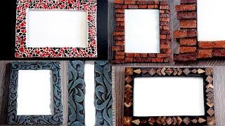 Photo Frames DIY  Cardboard Frames  Room Decor Idea  Photo Frame Making  Homemade Craft  DIY