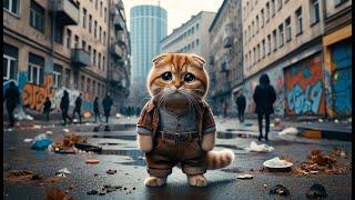 Cat kept on the street #aicat #cat #cute