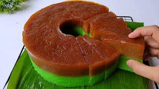 PUNYA SINGKONG DIBIKIN INI ENAK BANGET  JAJANAN TRADISIONAL KUE TALAM SINGKONG GULA MERAH PANDAN