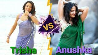 Trisha Krishnan vs Anushka Shetty Comparison ️ Beautiful South Indian Actress Comparison