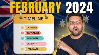 Student Timeline For FebruaryMarch 2024 Intake in Australia