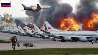 5 Minutes Ago Massive Explosion Occurs at Moscow Airport Ukrainian and US Forces Begin Attack