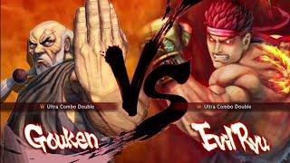 Gouken vs Evil Ryu HARDEST AI ULTRA STREET FIGHTER IV