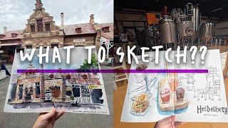 How To Choose What To Sketch?  Urban Sketching Tips for Beginners