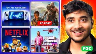 OMG Netflix Minecraft Announced..  GTA 6 Update God Of War Rangnarok PC NFS Mobile & ROG Ally X