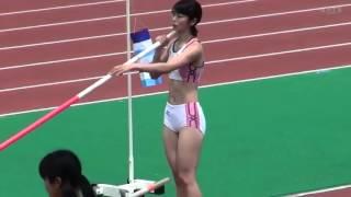 日本正妹田徑選手系列 9 白色運動服