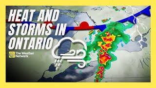 Severe Storm Threat With Possible Rotation Before Heat Breaks In Ontario