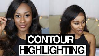 How To Do Basic Highlight and Contour Ft.  CoverFx Contour Kit  Talk Through