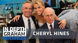 Larry David after setting up Cheryl Hines & RFK Jr. That will never work