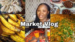 Market Vlog A Paint Of Tomato Now #14000 In Umuahia Cook Banga Stew & Ogbono Okro Soup With Me
