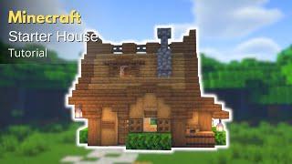 Minecraft How to Build a Starter House  Survival House Tutorial