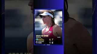 Tennis US Open 2024 Elena Rybakina fends off three set points and closes it out in straights #shorts