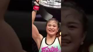 Stamp Fairtex Submission VS Ritu Phogat In SINGAPORE 120321 