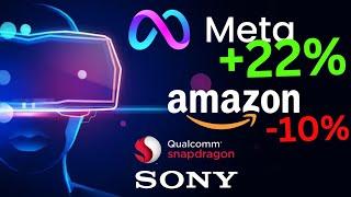 Акции Meta Amazon Sony Qualcomm  Обзор отчетов  Почему растут акции