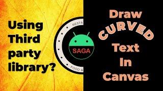 Draw Curved Text in Canvas Android  Jetpack Compose