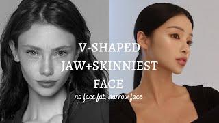 TINY V-SHAPED FACE + NO FACE FAT in one listen extremely powerful ️