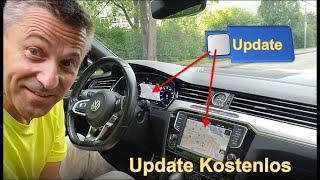  VW Navi Karten Update KOSTENLOS mit USB. Navigation Discovery Pro Passat Golf Touran VW Car-Net