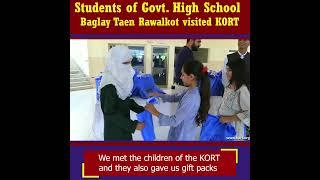 Students of Govt. High School Baglay Taen Rawalkot visited KORT