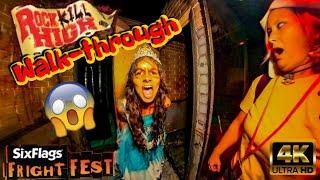 Rock Kill High @ Six Flags Fiesta Texas  Full Walk-through  Fright Fest 2023