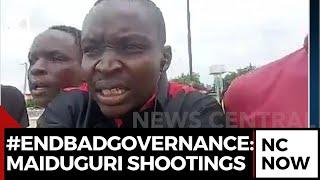 Breaking News Shooting Incident During #EndBadGovernanceProtest in Maiduguri