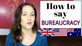 How to Pronounce Bureaucracy  English #shorts
