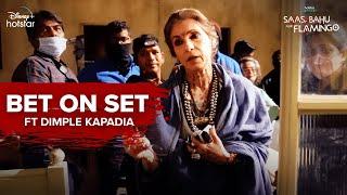 Dimple Kapadia wins bet on set  Hotstar Specials Saas Bahu Aur Flamingo  Now Streaming