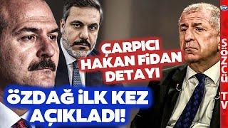 Ümit Özdağ İlk Kez Açıkladı Süleyman Soyluyla İlgili Gelen İhbar Neydi?