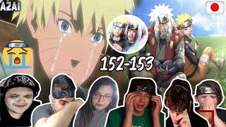 Naruto Learns Jiraiyas Dead Naruto Shippuden Episode 152-153 REACTION MASHUP