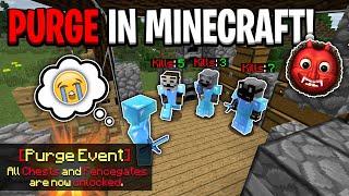 The Purge in Minecraft... *NEW EVENT*  Minecraft HCF