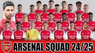 ARSENAL FC SQUAD FOR 202425 SEASON UNDER MIKEL ARTETA  PREMIER LEAGUE