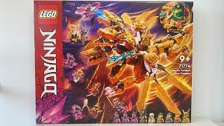 ОБЗОР ЛЕГО НИНДЗЯГО 71774 Золотой Ультра Дракон Ллойда LEGO NINJAGO Lloyds Golden Ultra Dragon